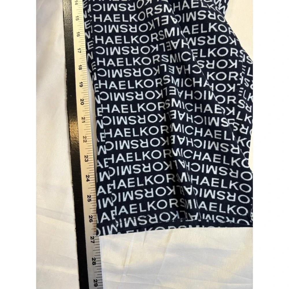 Michael‎ Kors Men's Lg Blue Soft Fleece Pajama Lounge Pants Cabincore Cozy